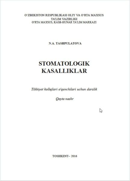 Stomatologik kasalliklar