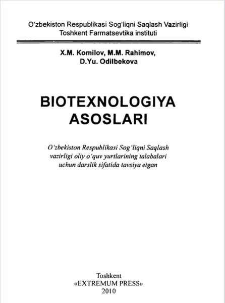 Biotexnologiya asoslari
