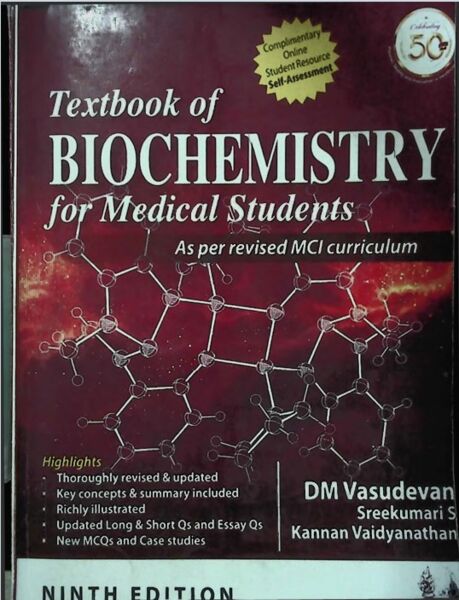 Textbook of BIOCHEMISTRY for Medical Students