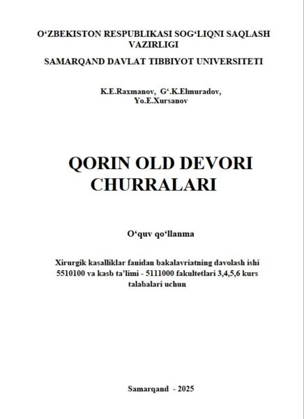 Qorin old devori churralari