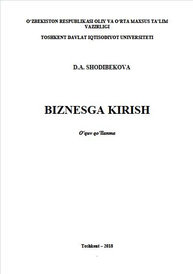 Biznеsgа kirish
