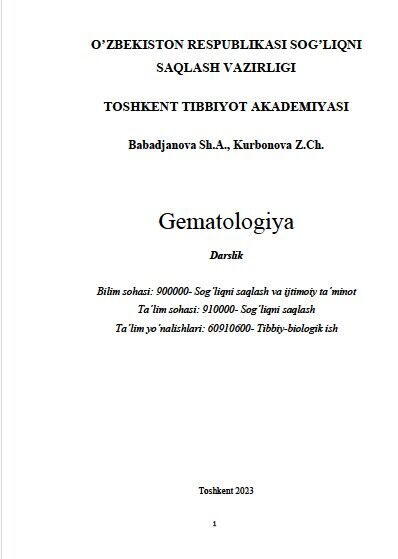 Gematologiya