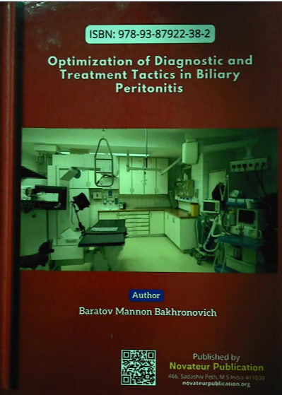 Optimization of diagnostic and Treatment tactics in biliary peritonitis. Monograph. Baratov M.B. -2026.