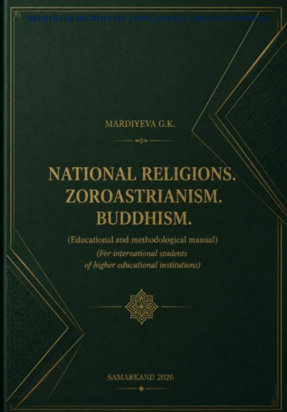 National religions. Zoroastrianism. Buddhism.