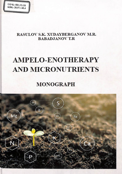 Ampelo-enotherapy and micronutrients