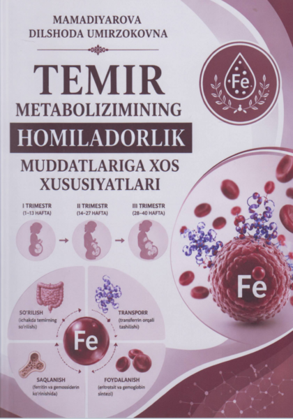 Temir metabolizmining homiladorlik muddatlariga xos xususiyatlari
