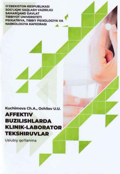 Affektiv buzilishlarda klinik-laborator tekshiruvlar