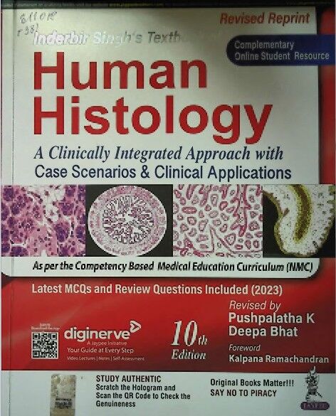 Human Histolohy. Textbook. A Clinically Integrated Approach with Case Scenarios & Clinical Applications