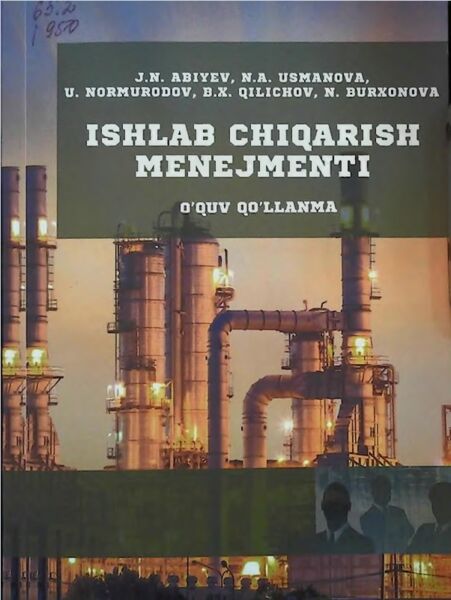 Ishlab chiqarish menejmenti. O'quv qollanma